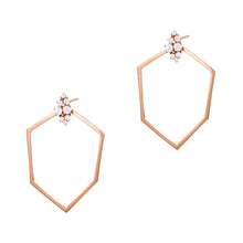 Load image into Gallery viewer, OCTAGON DOT EARRINGS
