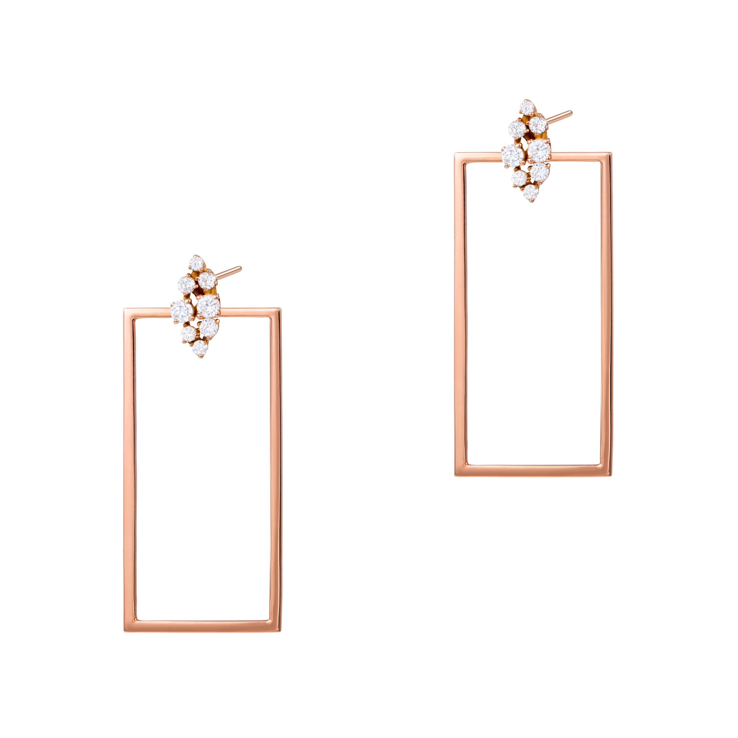 SQUARE DOT EARRINGS