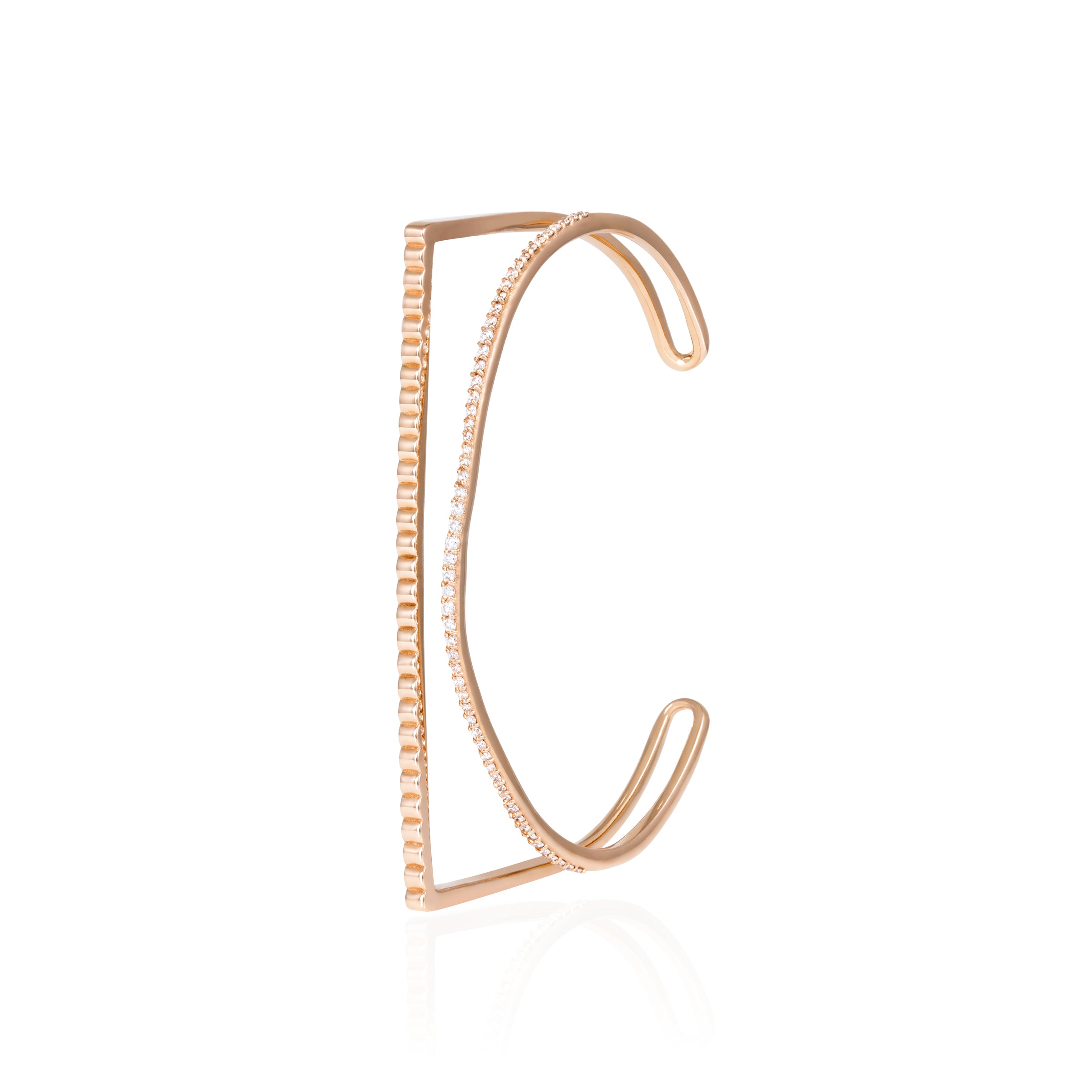 DOUBLE CURVE BANGLE
