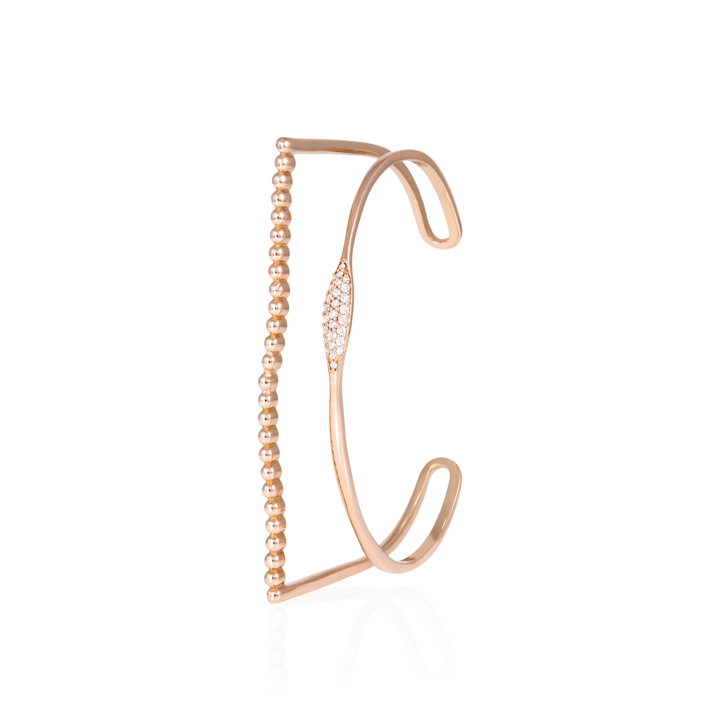 DOUBLE WAVE BANGLE