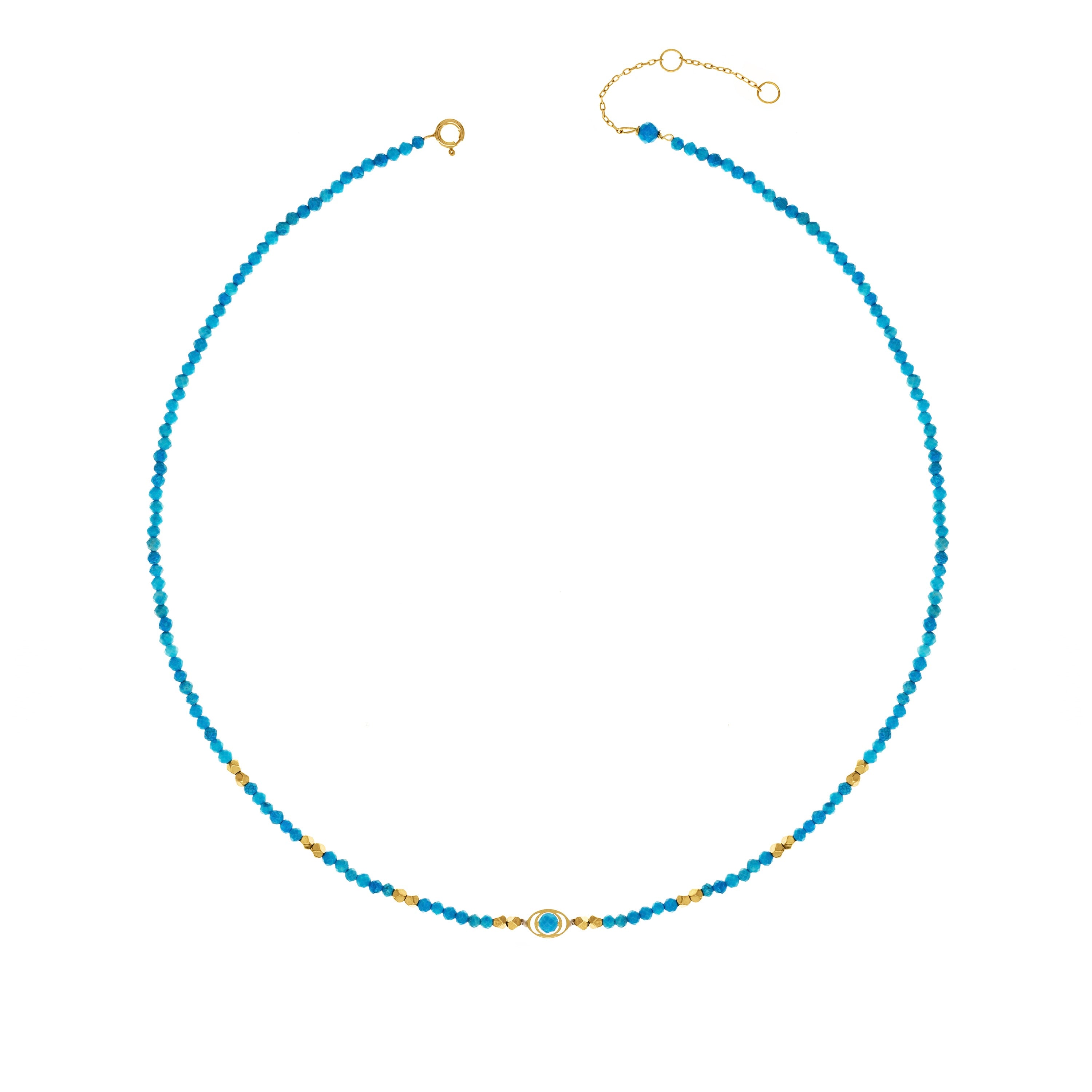 OVAL TURQUOISE CHOKER