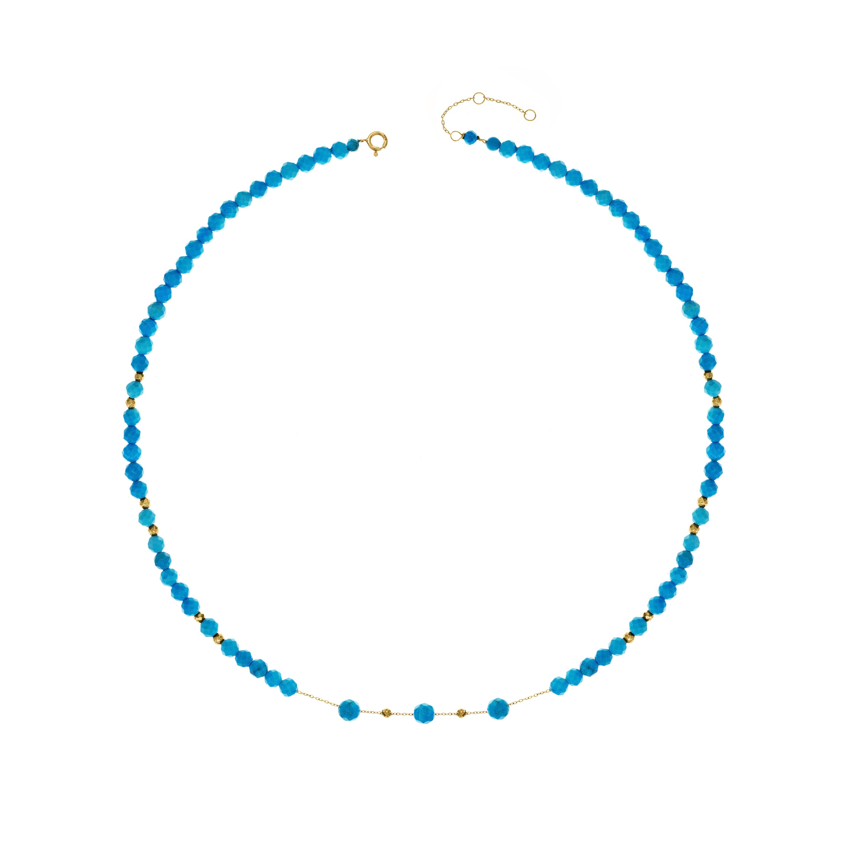 GOLDISH TURQUOISE CHOKER