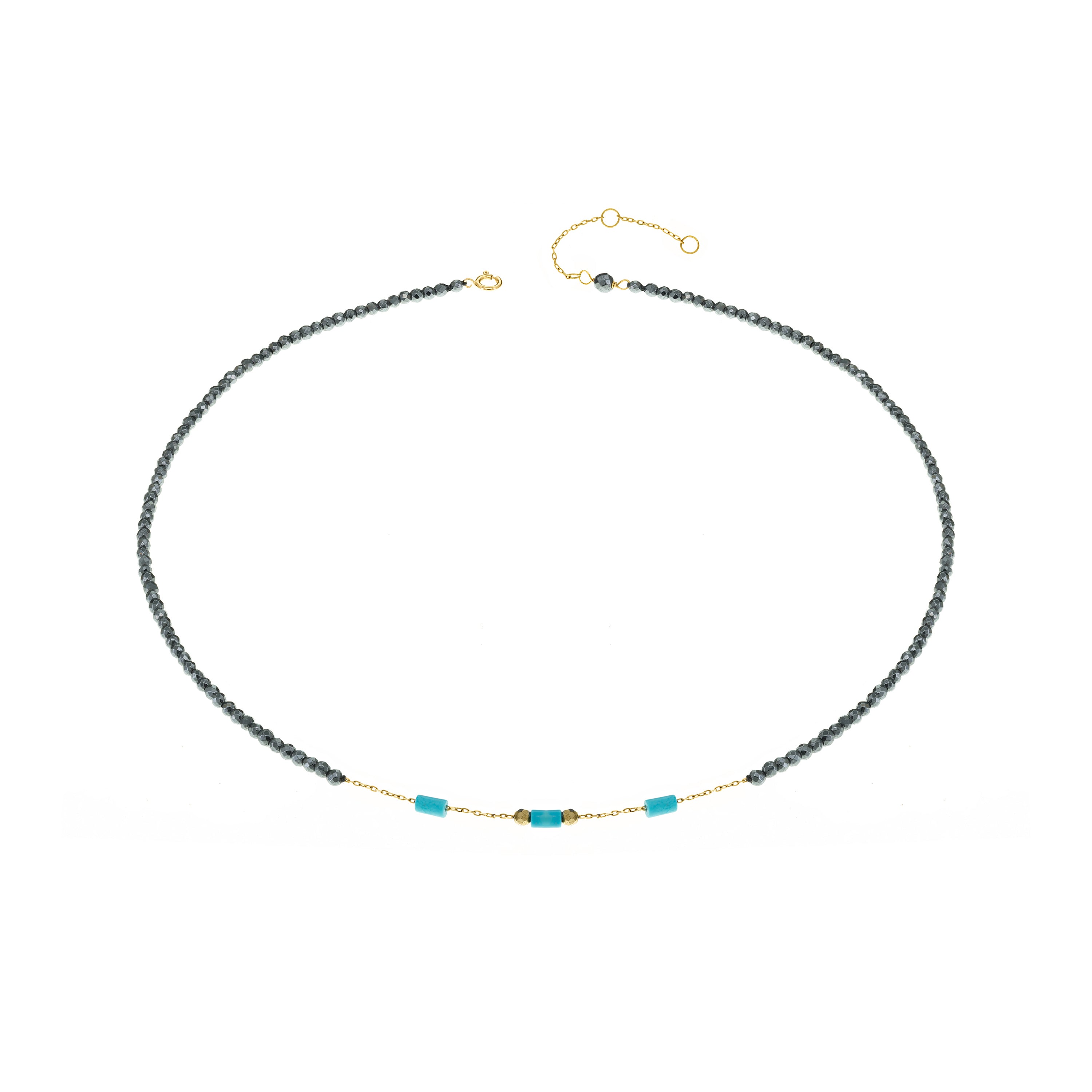 TUBE TURQUOISE CHOKER
