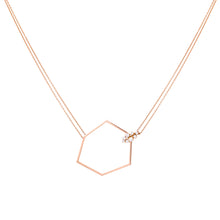Load image into Gallery viewer, OCTAGON DOT NECKLACE
