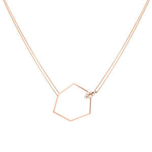 OCTAGON DOT NECKLACE