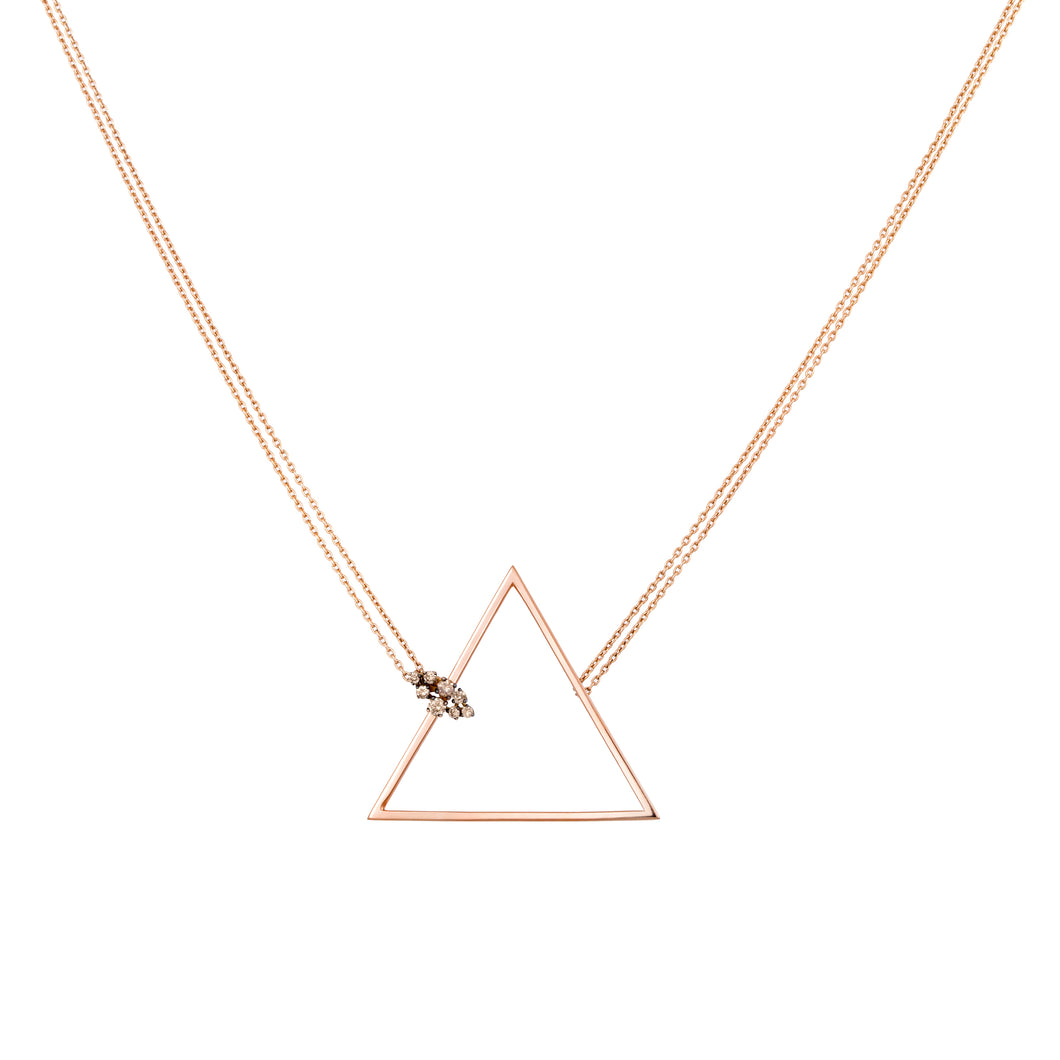 TRIANGLE DOT NECKLACE