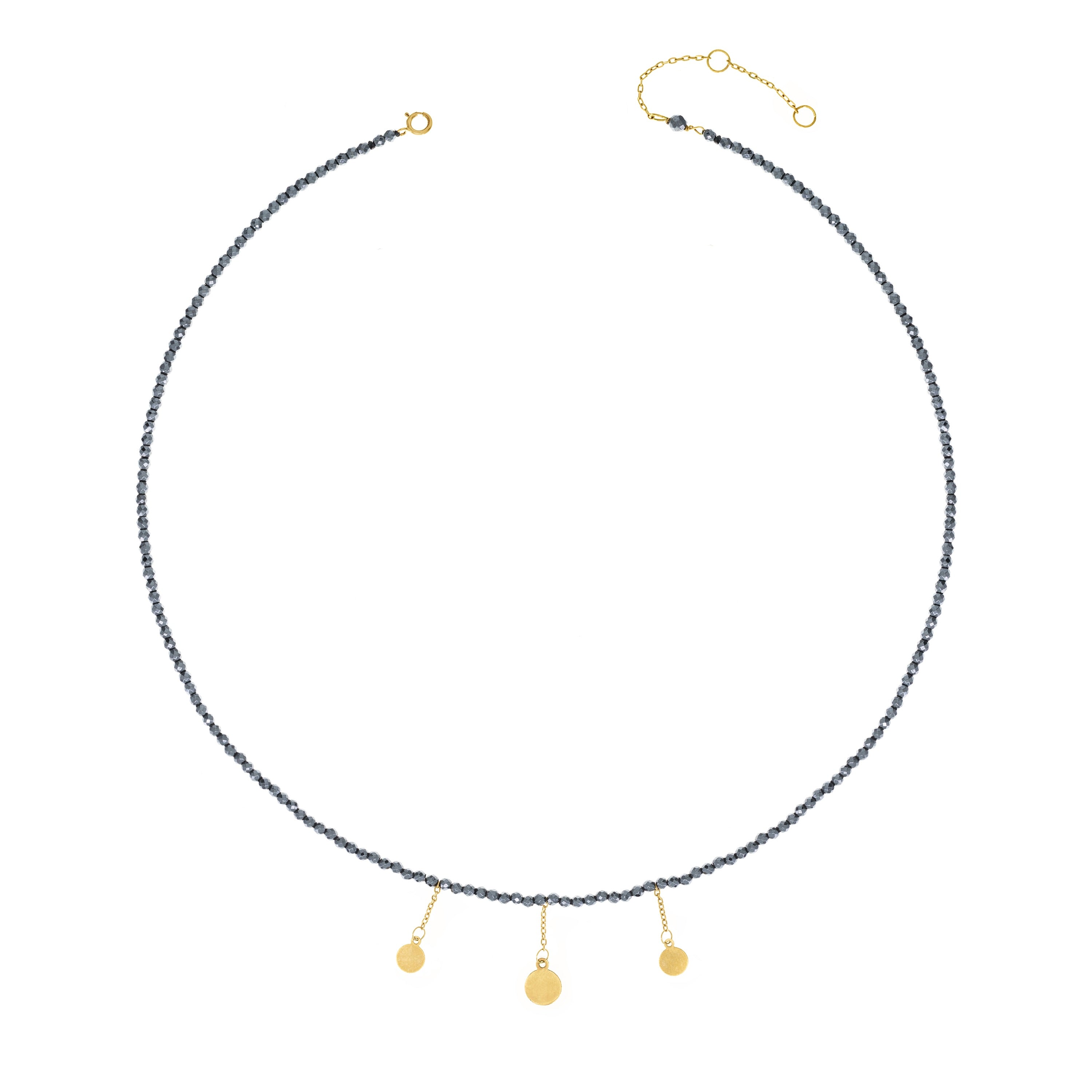 TRIPLE COINS CHOKER